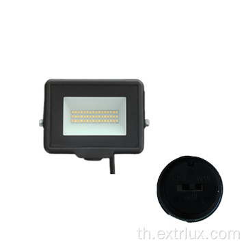 Dial Flood Light 20W 3CCT IP65 5 ปีรับประกัน